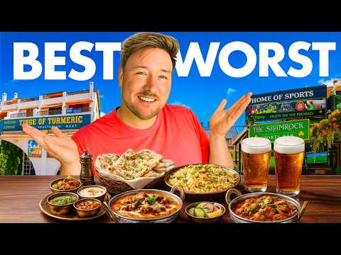 LOS CRISTIANOS BAR CRAWL 🍻 Worst Pint EVER… Then the BEST Indian in Tenerife?!