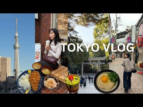 Tokyo Vlog 🇯🇵 | 4 Day Itinerary, Must-Eats, Shopping & Matcha Cafes