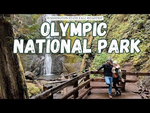 WASHINGTON STATE FALL ROADTRIP 🍂🗻 Exploring Olympic National park!