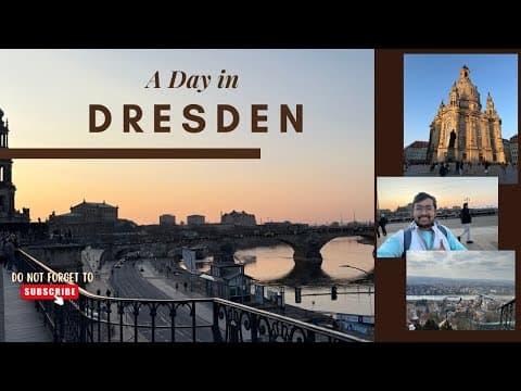 Dresden Travel Vlog  | Stunning Architecture & River Elbe View