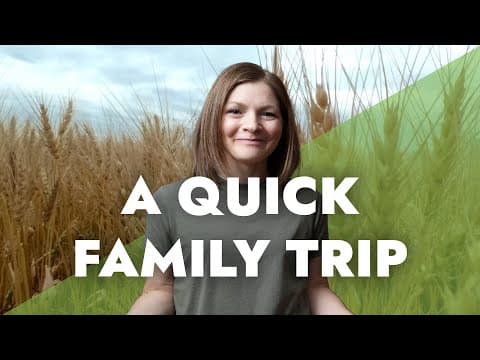Running back to Saskatoon | A Small Family Trip Vlog
