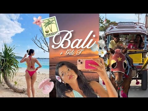 5 days in Bali🏝️🌺 + Gili T, Canggu, Ubud | Bali Travel Vlog