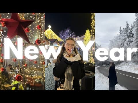 New Year’s Eve in Europe⎜cozy travel vlog