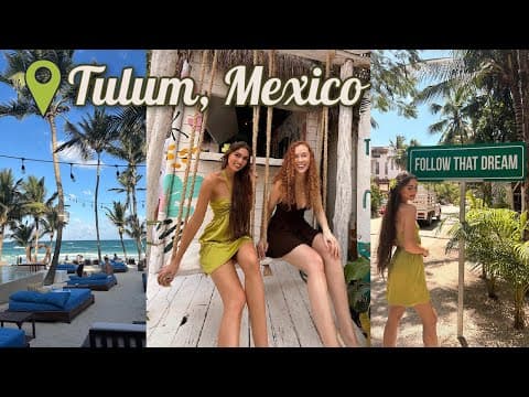 TULUM TRAVEL VLOG 2025🌿🦜 KAN Hotel, Beach Clubs & Shopping! Spring Break VLOG🌮