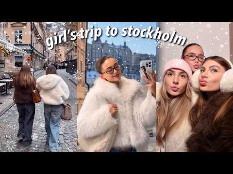 Girls Trip To Stockholm At Christmas Vlog | Christmas Markets, Shopping & Cosy Drinks