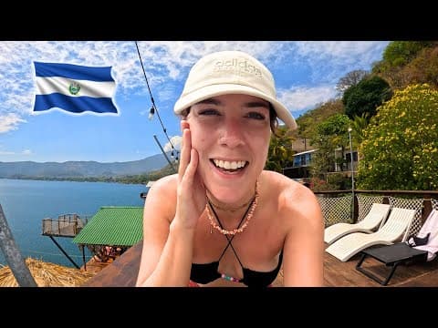 We stayed on El Salvador’s Most STUNNING Lake (+ Santa Ana Volcano Hike) 🇸🇻
