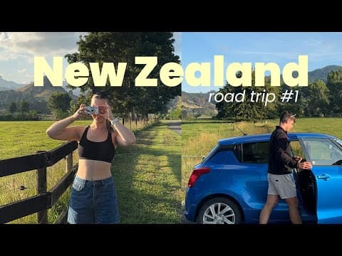 New Zealand travel vlog ⛰️✨ | the start of our 3 week road trip adventure