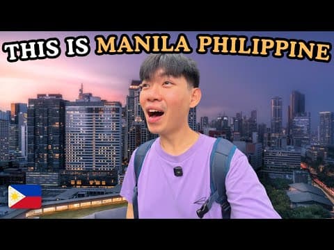 FIRST TIME In Manila Philippines 🇵🇭  My Parents Beg Me Don't Come Here BUT...