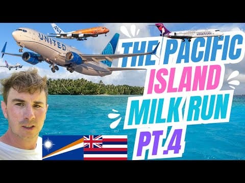 The Pacific Island Milk Run. Pt. 4 MAJURO (MARSHALL ISLANDS), O'AHU (HAWAII) + Flying the Boeing 717