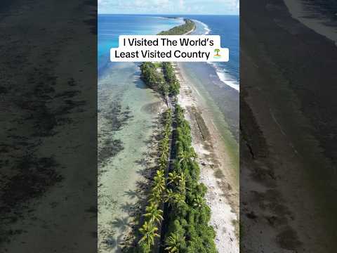 World’s Least Visited Country! 🇹🇻🤯 #tuvalu #travel #least #visited #tuvaluan #funafuti #goviral