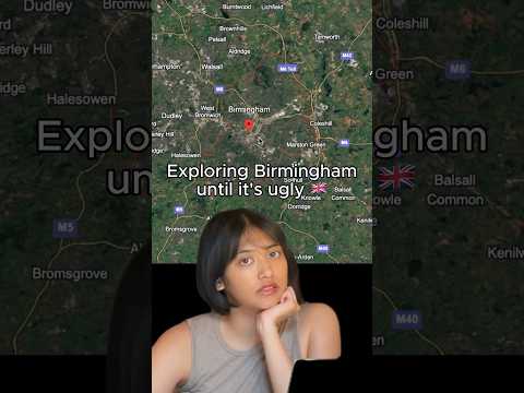 Exploring Birmingham until it's ugly 🇬🇧 #travel #asmr #googleearth #birmingham #uk