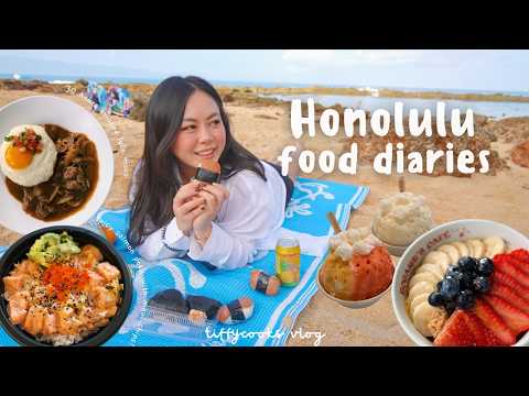 *must try places* HAWAII food diaries 🍧 🍍 🍙 | family vacation, island life, sunrise hikes  🌺