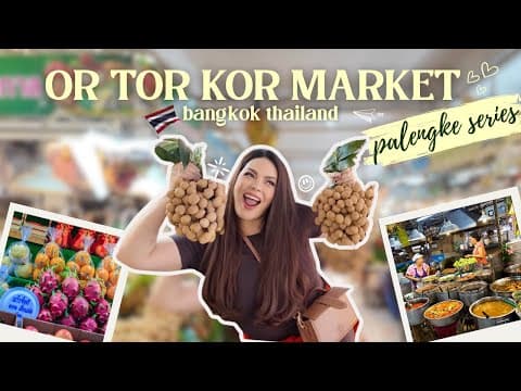🇹🇭 PALENGKE SERIES! THAILAND ‘OR-TOR-KOR’ MARKET (Thai food trip, souvenir shopping) | KC CONCEPCION