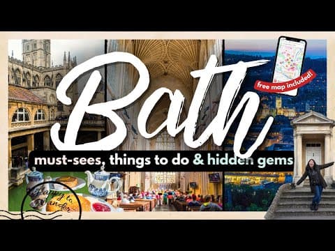 BEST THINGS TO DO IN BATH FOR FIRST TIMERS W/ MAP | 15 Must-Dos, Hidden Gems & More!