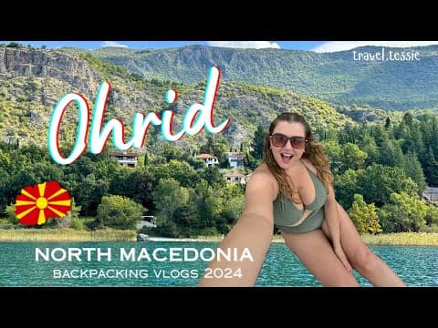 Lake Ohrid, North Macedonia 🇲🇰 St Naum, Bay of Bones | Backpacking Travel Vlog