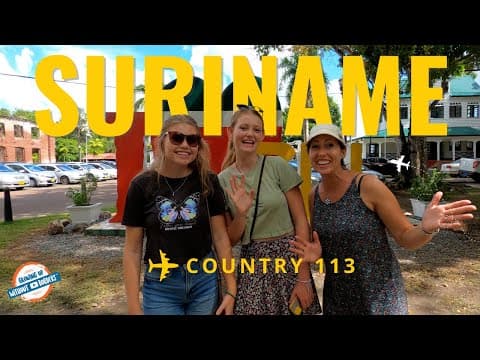 SURINAME FIRST IMPRESSIONS 🇸🇷 This South American Country Shocked Us! | 197 Countries, 3 Kids
