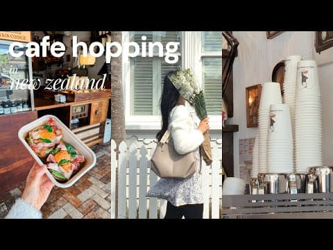 cafe hopping in new zealand 🍵 🥯 Auckland bagel club, boutiques, solo exploring, iphone 16 pro vlog