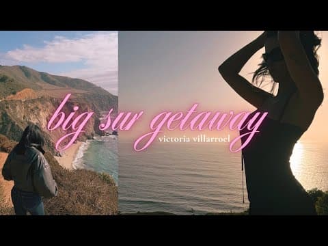 Roadtrip Vlog x Big Sur / Carmel by the Sea