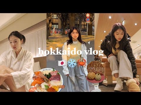 Sapporo Travel Vlog 🇯🇵 What to eat & shop in Hokkaido 日本札幌旅游 Citywalk 🦞🍜