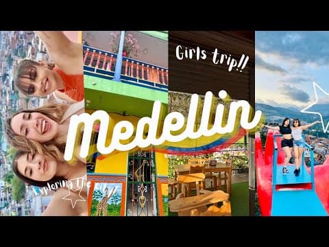 TRAVEL VLOG | Girls trip to MEDELLIN COLOMBIA | city tours, drama, etc! Pt 1