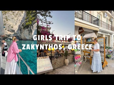 Zakynthos vlog⎢girls trip, exploring zante, boat trip & spotting sea turtles