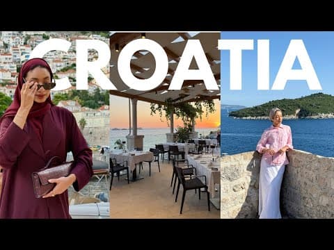 girls trip exploring Croatia, Dubrovnik! travel vlog