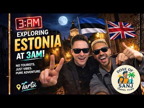 Arriving In TARTU Estonia At 3AM!