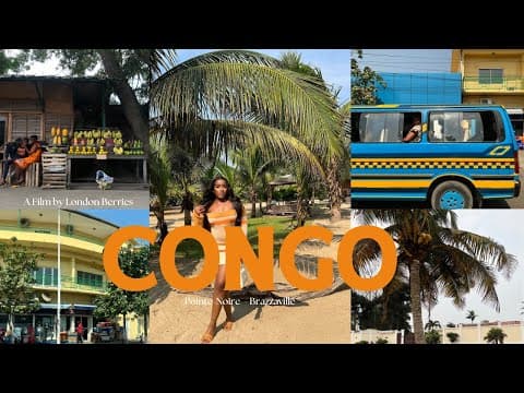 TRAVEL VLOG - CONGO I First time in Africa, Beach, Heat Rash, Brazzaville, Tours Jumelles & More