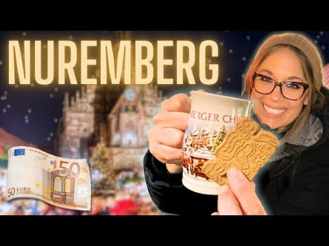 Nuremberg CHRISTMAS Market FOOD TOUR🇩🇪 Is $50 Enough!?!?