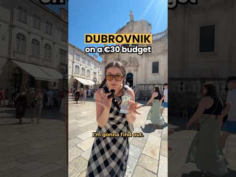 Dubrovnik on a €30 budget