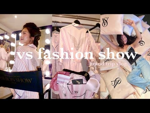 VICTORIA’S SECRET FASHION SHOW 2025 🎀👼🏻🪽vlog | brand trip 