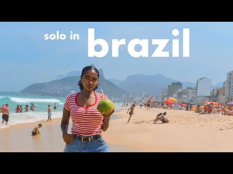 SOLO in Rio De Janeiro 🇧🇷 My First Time in Brazil (2025 Travel Vlog)