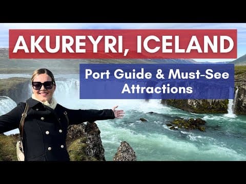 Akureyri Iceland Cruise Port Guide | Godafoss & Lake Myvatn Tour (4K)