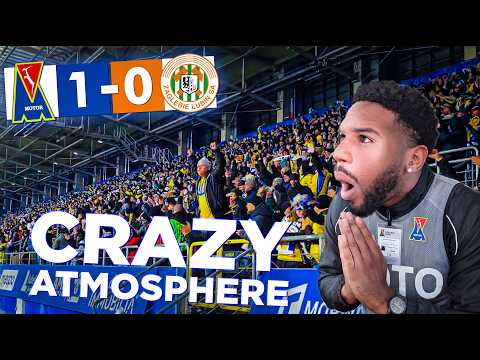 THIS IS POLAND! 🇵🇱 Motor Lublin fans are INSANE (Atmosfera na meczu)