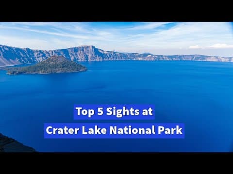 Top 5 Sights at Crater Lake National Park and a One Day Touring Plan