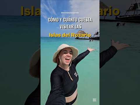 ISLAS DEL ROSARIO EN CARTAGENA 🇨🇴🏖💙 #viajes #cartagena #vacaciones #cartagenadeindias #viajeros