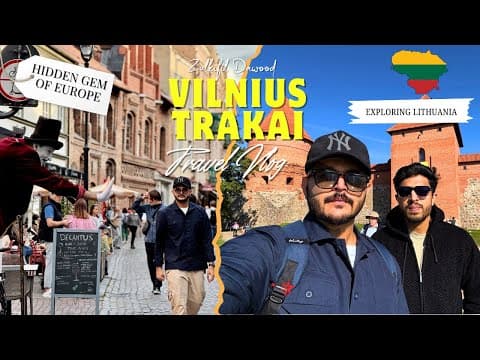 Discovering Lithuania : A  Day Trip to Vilnius and Trakai | European Travel Vlog