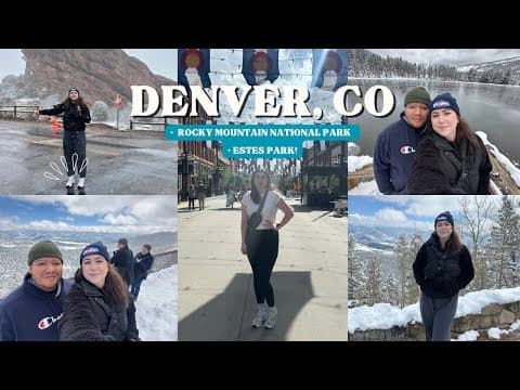 Denver Travel Vlog | Things to Do, Eat, Drink, & Tour to Rocky Mountain National Park + Estes Park!