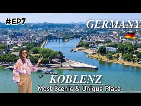 4K 🇪🇺 Europe Vlogs #ep7 | 🇩🇪 Germany: Places to see | Koblenz most scenic,historical & unique place