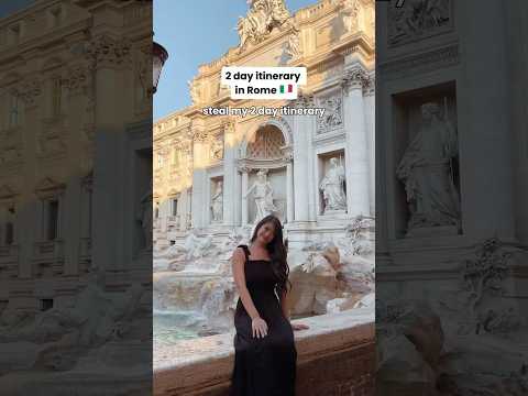 2 day itinerary in Rome 🇮🇹✨#rome #romeitaly #travelguide