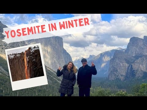 HOW to TRAVEL to YOSEMITE IN WINTER ❄️