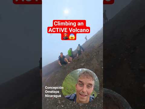 Climbing Nicaragua’s Active Volcano 🌋 Ometepe Island Adventure