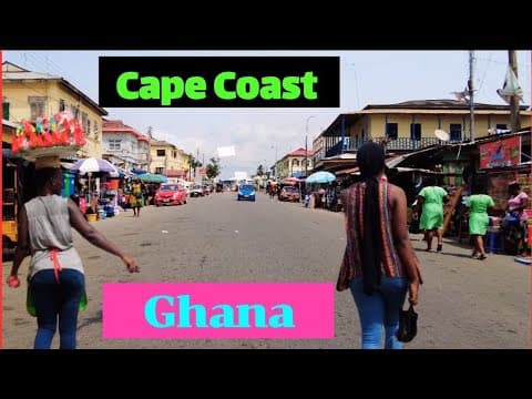 Exploring Cape Coast, Ghana 🇬🇭 | Stunning African Street City Tour