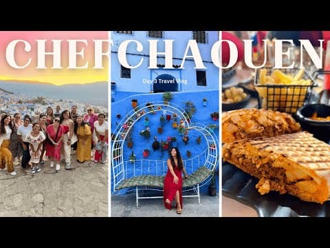 CHEFCHAOUEN 🇲🇦 Morocco Travel Vlog Day 3
