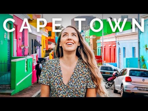 How to spend 2 PERFECT days in Cape Town & Stellenbosch 🇿🇦 I loved it!