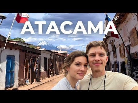 San Pedro de Atacama Calama TRAVEL VLOG | chile santiago to atacama desert