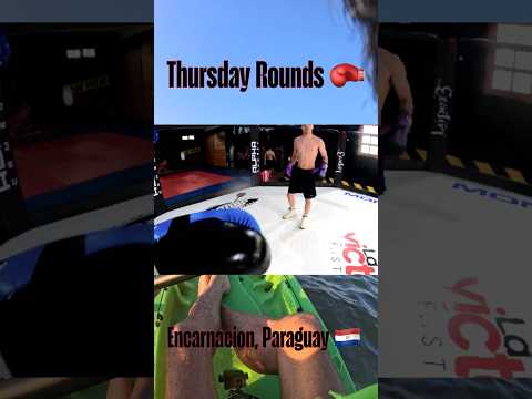 Thursday Rounds in Encarnacion, Paraguay 🇵🇾 #boxinglife #boxingparaguay #travelvlog