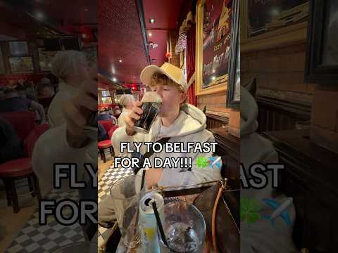 A DAY IN BELFAST 💚🍀🍺 #travel #scotland #ireland #belfast #fun #dayinmylife