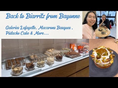 Travel Vlog in France - Back to Biarritz - EP04 #travel #biarritz #france #macarons