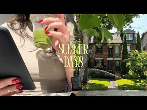simple summer days in my life living alone in Toronto